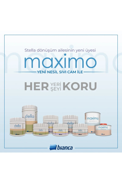 Bianca Maximo Sıvı Cam İpek Mat  500 gr (çift kompenant)