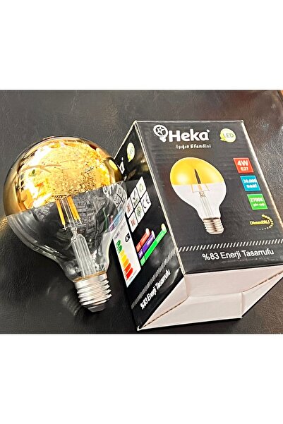 Heka 4 WATT  GOLD AYNALI ENDİREKT DİMMERLİ 2700 KELVİN GÜNIŞIĞI 220 LÜMEN LED...