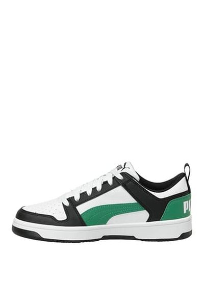 Puma Alb - Negru Pantofi de mers pentru baieti 37049018 -Puma Rebound Layp Lo SL Jr