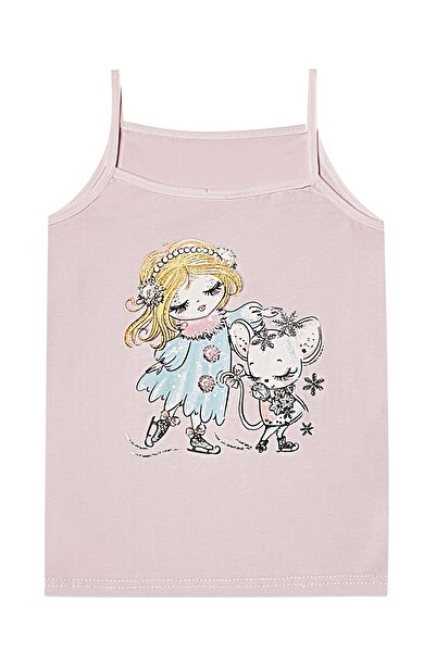 C&City Girl's 2-Piece String Strap Printed Undershirt 1010 K-103