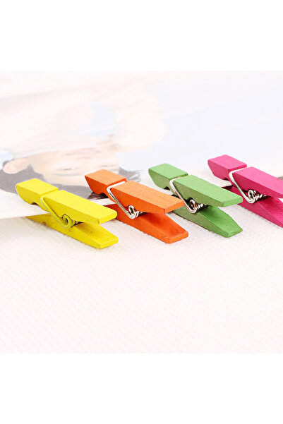 ByKurt Mini șuruburi colorate 2,5 cm șuruburi mici colorate 100 buc Lemn