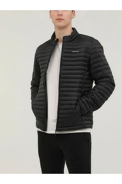 lumberjack معطف رياضي يومي للرجال 3w ml معطف بيري 1sn21 3pr، أسود 101398692