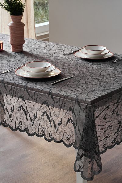 Doqu Home Față de masă Croco 145x240cm - Antracit