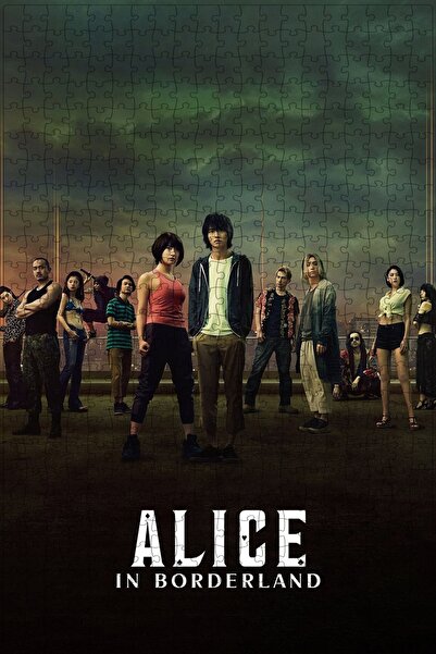 Jeronkarji Alice in Borderland (2020) Film Posterinin 500 Parça Puzzle Yapboz...