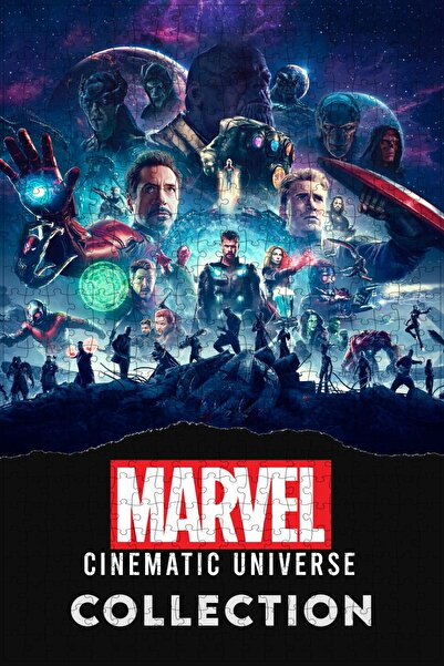 Jeronkarji Marvel Cinematic Universe Film Posterinin 500 Parça Puzzle Yapbozu Sürüm2 Y63