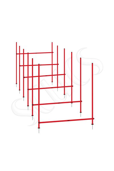 SCUCS SLALOM SET NAILED RED