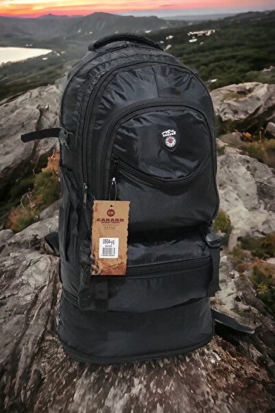 CAKARD Kaliteli Siyah Su Geçirmez Ortopedik Unisex Körüklü Dağcı Yolcu Kamp G...