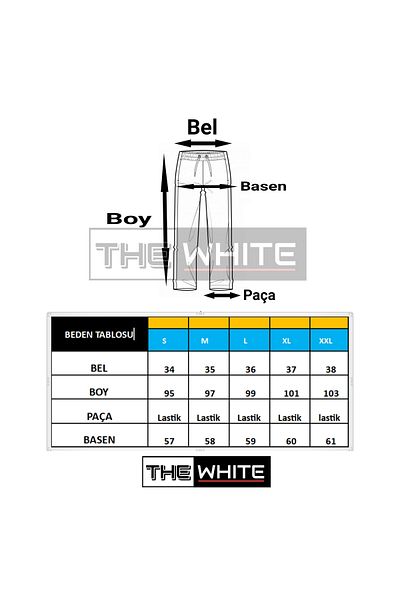 THE WHITE Ανδρικό παντελόνι φούτερ σε γκρι 3 κλωστών