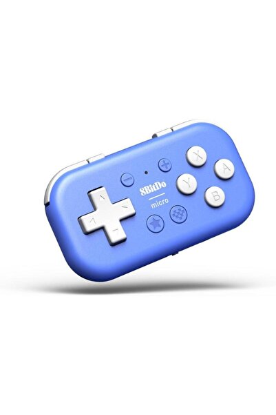 8Bitdo Micro Bluetooth Oyun Kolu Nintendo Switch, PC, Mac Os, Uyumlu Android Mavi