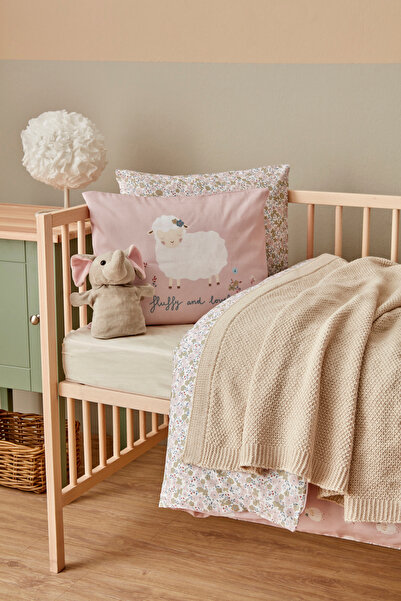 Karaca Home Little Honey Knitwear Blanket Beige