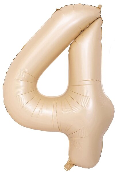 Bkmc رقم العمر 74 سم ريترو بيج ميلك كوفي بالون فويل