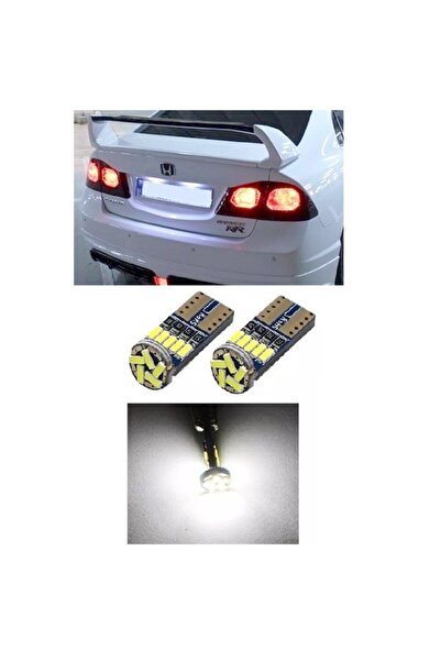 Auto Ampulance Honda Cıvıc Fd6 Led Plaka Lambası Aydınlatma Ampulü T10 W5w