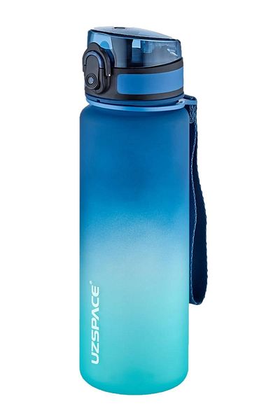 Uzspace 2-Piece Tritan Water Bottle Set 500ml Double Color Softtouch FF Collection Tritan Water Bottle