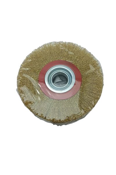 MEHAK Circle Fringed Wire Brush 175 mm Professional for Stone Engines