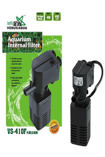 Venusaqua Vs-410f Aquarium Internal Filter 400 L/h 4w