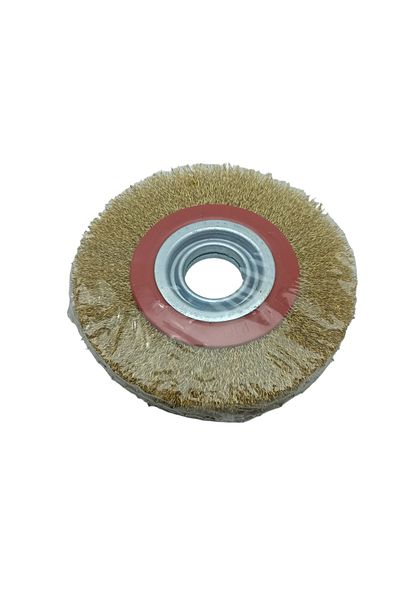 MEHAK Circle Fringed Wire Brush 150mm Professional for Stone Engines