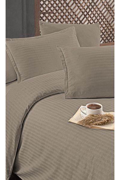 Altınbaşak 6 PIECES 100% LUXURY COTTON, COTTON INFINITY POPLIN DOUBLE PERSONAL COVER SET