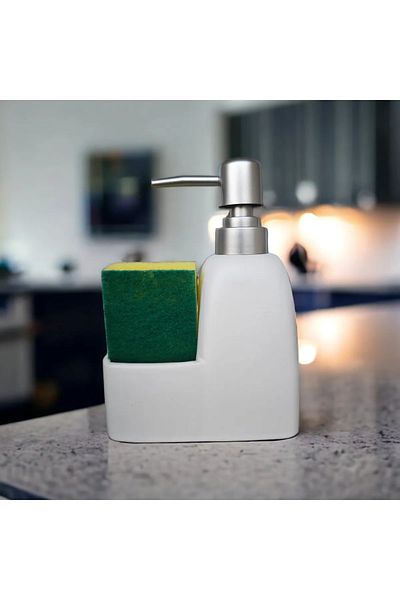 Mabeyn Luxury Porcelain Liquid Soap Dispenser White