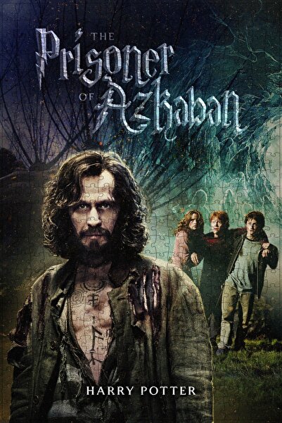 Jeronkarji Harry Potter and the Prisoner of Azkaban (2004) Film Posterinin 500 Parça Puzzle Yapbozu Sürüm3
