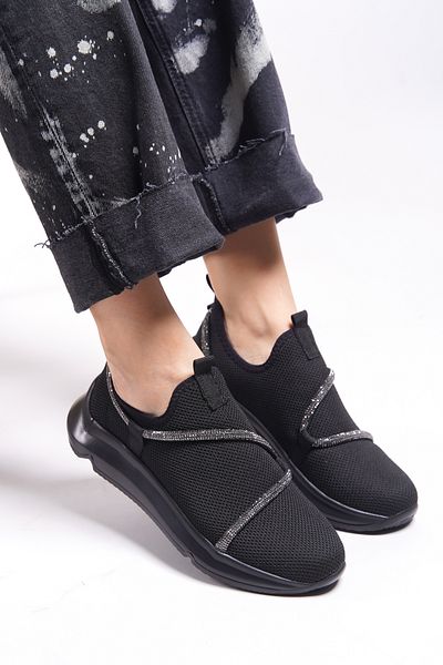 Riccon Pantofort de damă Blikisz negru - 0012400   Modelul