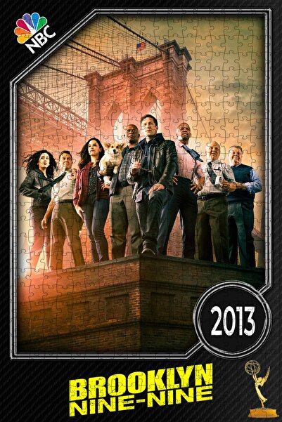 Jeronkarji Brooklyn Nine-Nine (2013) Film Posterinin 500 Parça Puzzle Yapbozu