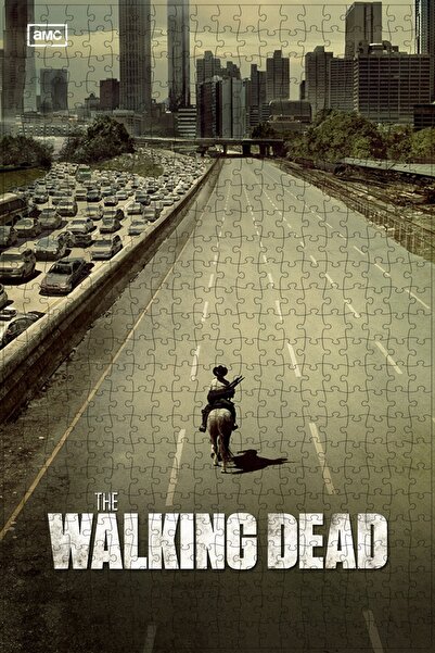 Jeronkarji The Walking Dead (2010) Film Posterinin 500 Parça Puzzle Yapbozu S...