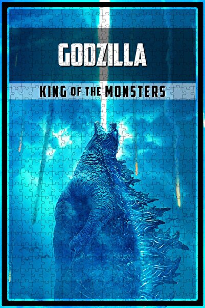 Jeronkarji Godzilla: King of the Monsters (2019) Film Posterinin 500 Parça Pu...