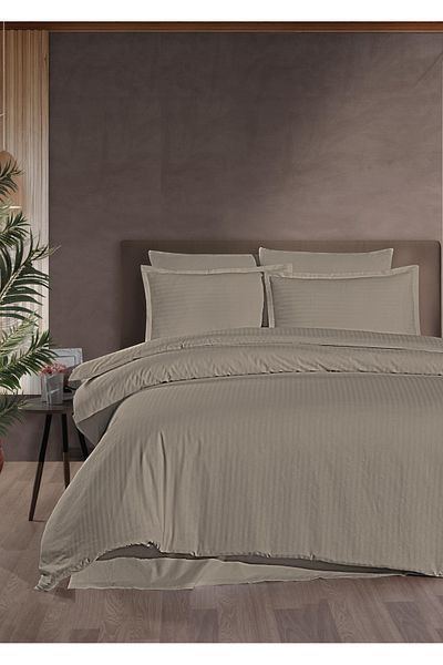 Altınbaşak 6 PIECES 100% LUXURY COTTON, COTTON INFINITY POPLIN DOUBLE PERSONAL COVER SET