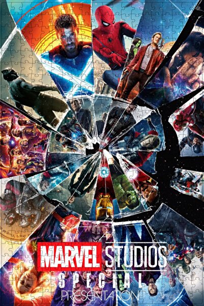 Jeronkarji A Marvel Studios Special Presentation Film Posterinin 500 Parça Puzzle Yapbozu