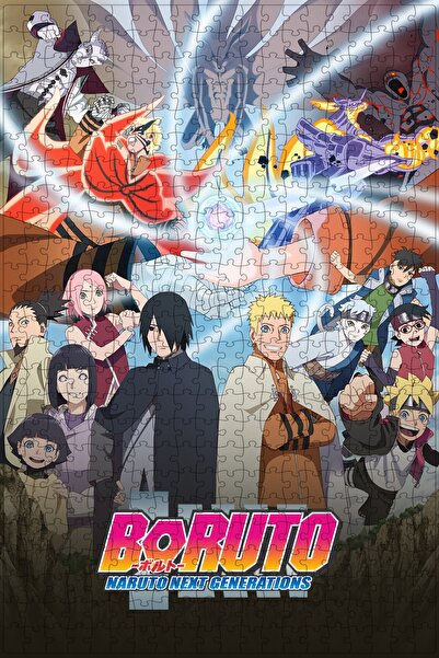 Jeronkarji Boruto: Naruto Next Generations (2017) Film Posterinin 500 Parça P...