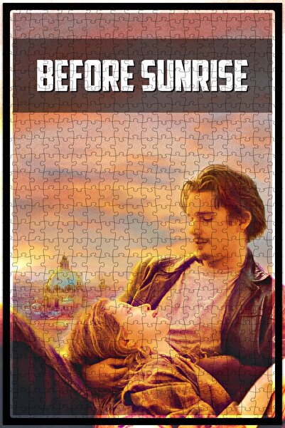 Jeronkarji Before Sunrise (1995) Film Posterinin 500 Parça Puzzle Yapbozu