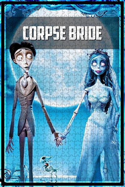 Jeronkarji Corpse Bride (2005) Film Posterinin 500 Parça Puzzle Yapbozu