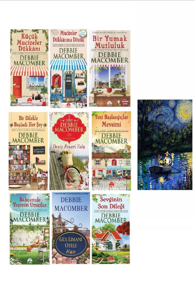 puslurotalar Debbie Macomber Seti - 9 Kitap (Koleksiyon Kitap) + Mavi Gece Stiker