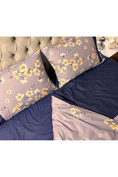 calinahome كيس ورقي باللون الأزرق الزهري