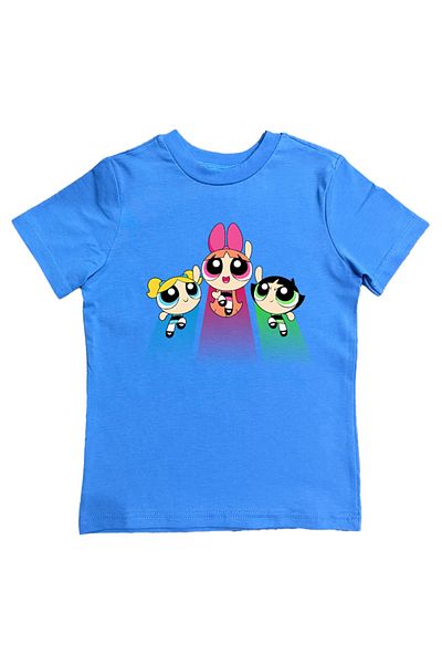 SEDİRLİ Tricou pentru copii din bumbac pieptănat cu imprimeu Power full girls