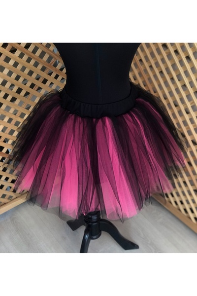 babysmile Black Pink Girl's Tutu Single Skirt