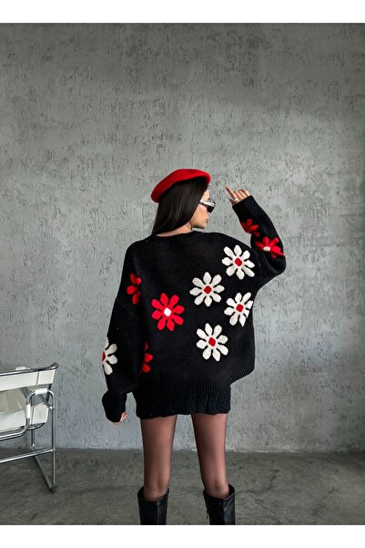 S&A Collectionn Pulover de damă cu model floral