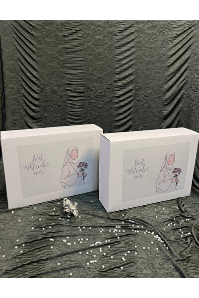 giftpuffy 2'Lİ SÖZ NİŞAN DÜĞÜN GELİN DAMAT ÇEYİZ KUTUSU