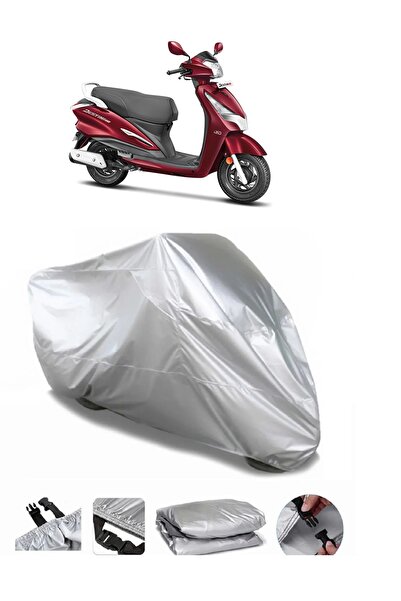 AUTOLION Hero Duet 125 القماش المشمع للدراجات النارية باللون الرمادي عالي الجودة