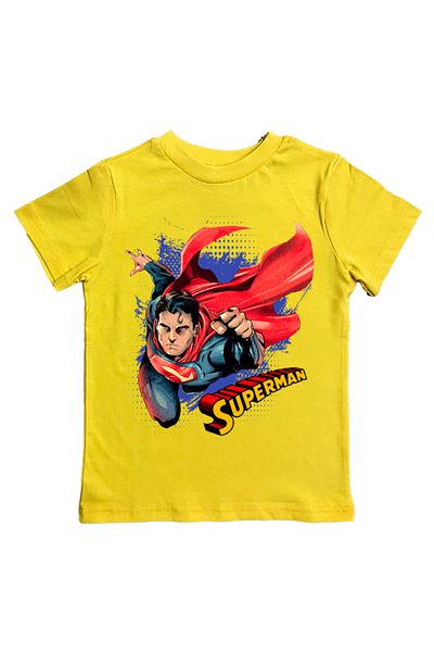 Superman Children's Summer T-Shirt - Printed, Cotton Combed