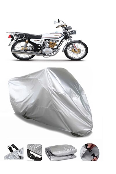 AUTOLION Kuba CG 100 Gray Motorcycle Tarpaulin Premium Quality