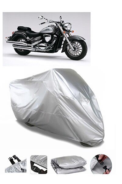 autolion مشمع دراجة نارية سوزوكي VL 800 دخيل رمادي عالي الجودة