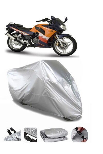 AUTOLION Kanuni Racer 200 قماش مشمع للدراجات النارية باللون الرمادي عالي الجودة