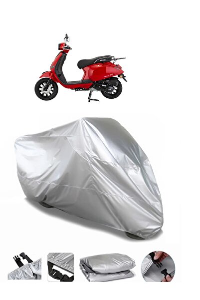 autolion مشمع دراجة نارية مونديال 50 وينج رمادي عالي الجودة