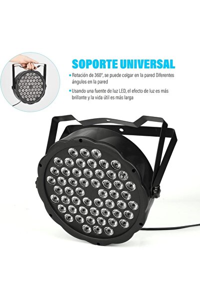 Yellowtech 54X1.5 Watt Full Renkli Rgb Sahne LED Par Sahne Etkinlik Işık