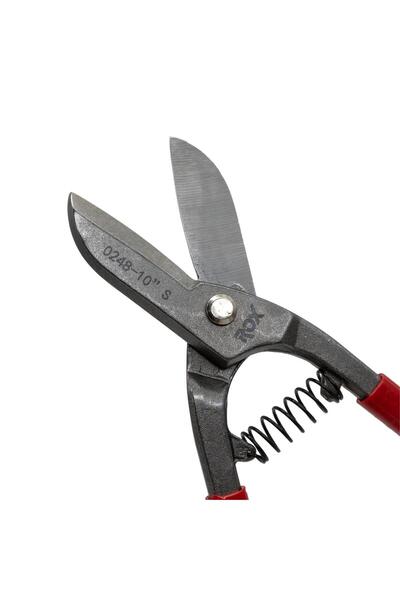 Rox 0248 German Type Sheet Metal Cutting Scissors Spring 10" 250mm