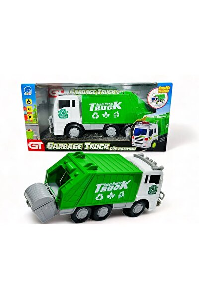 Brother Toys Pilli, Işıklı, Müzikli, Kendisi Gezen Oyuncak Konternerli Çöp Ka...