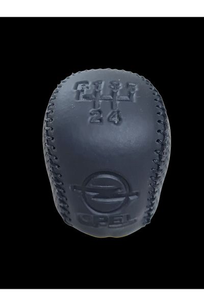 OEM Opel Vectra C shift knob leather stitched 5 forward