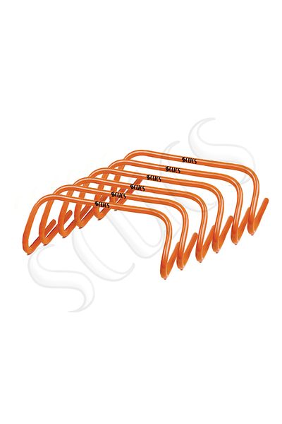 SCUCS ZIPPING BLOCKED ONE PIECE 22.5 CM ORANGE SET OF 6