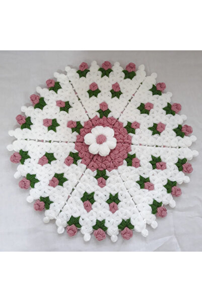 Oiz Story El Örgüsü Çiçekli Banyo Lifi (çeyizlik)